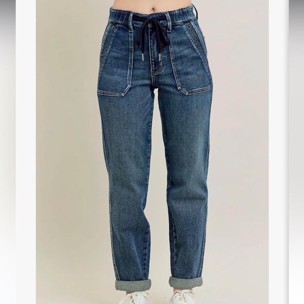NWT Judy Blue Dark Washed Joggers